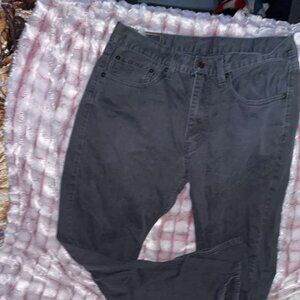 Men's black rinse Levis